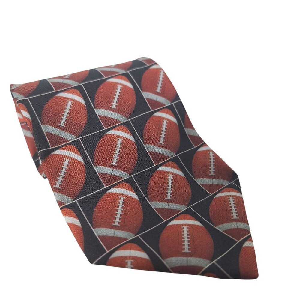 Vintage Ralph Marlin 1996 Football Novelty Necktie